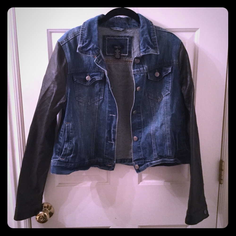 Denim and Leather Jacket